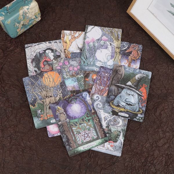 Wandwoods hemligheter Oracle-kort med guidebok spådomar