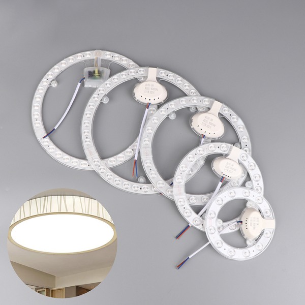 LED Ring PANEL Cirkelljus 12W 18W 24W 36W Taklampa 3(24W 19.3CM)