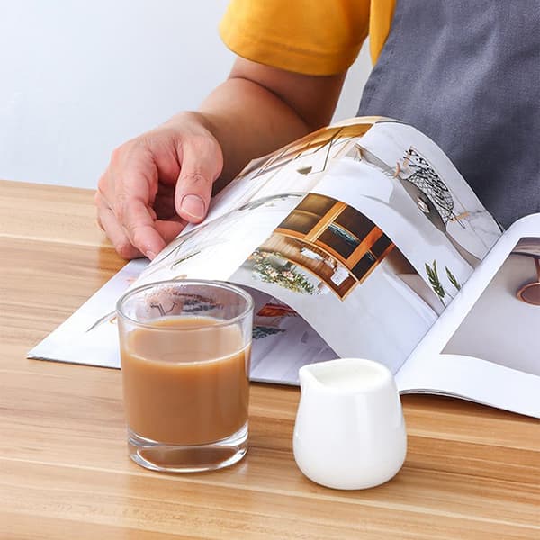 1 st Keramik såsdispenser Kaffekanna Salladsdressingkopp E