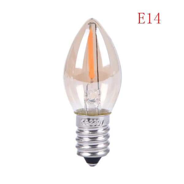 E14/E12 C7 Led Lampa 0,5W LED Lampa LED Filament Ljuskrona E14