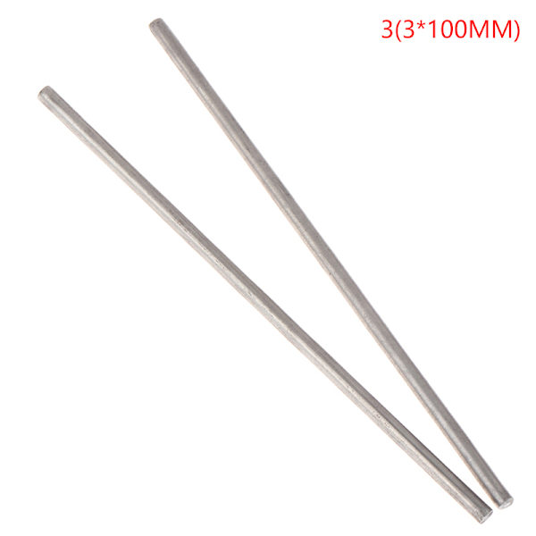 Diameter 2/3/4/5/6mm RC axlar i rostfritt stål Stång Stång Linjär Ra 3(3*100MM)