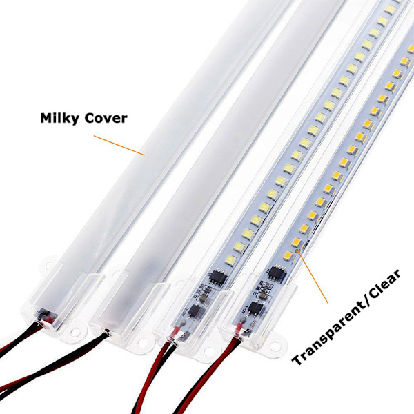 AC220V LED Bar Light High Brightness 2835 LED Clip 30cm 40cm 72 Whitelight Clear30cm