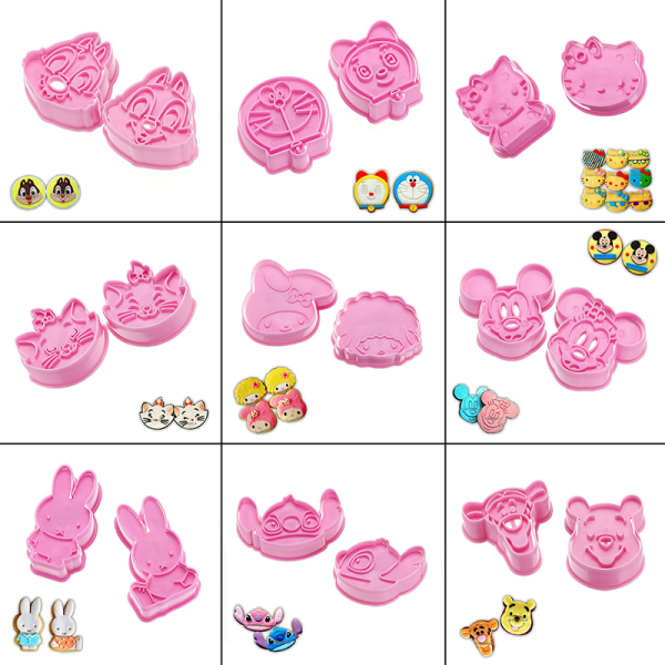 3D Cartoon Cookie ters Grönsaksfruktsmörgås ter Bakning Kitc A