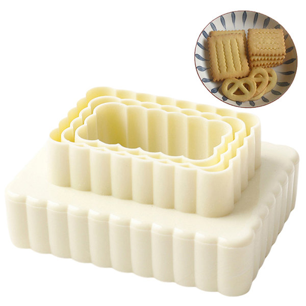 3 st/ set Fyrkantig form Fondantbakelse ter Tool Baking Co