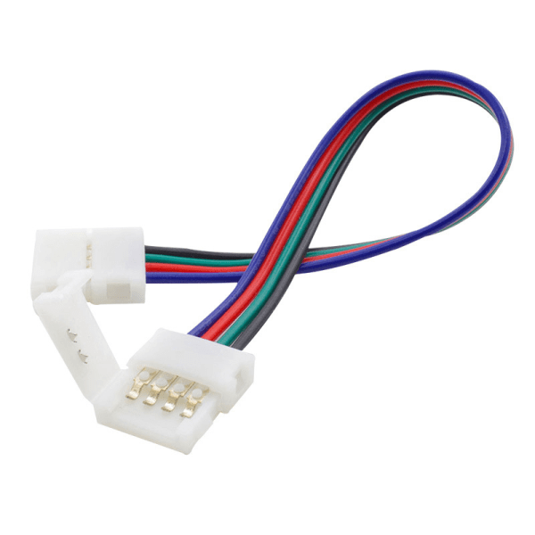 1st 4pin 10mm RGB LED Strip Connector Free Welding Connector f