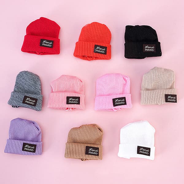 1st Dockhatt för 1/6 30cm dockhatt Skate Cap Doll House Decorat Pink