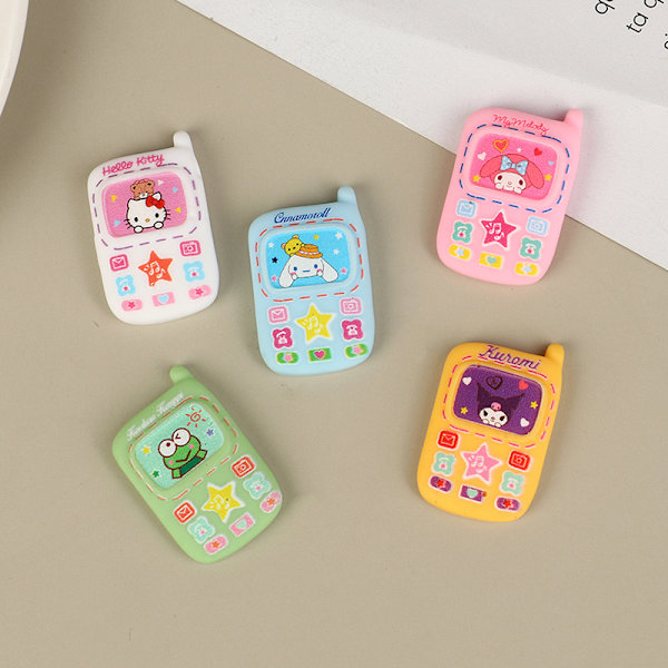 5st Dollhouse Simulation Miniature Mini Resin Mobiltelefon Mod