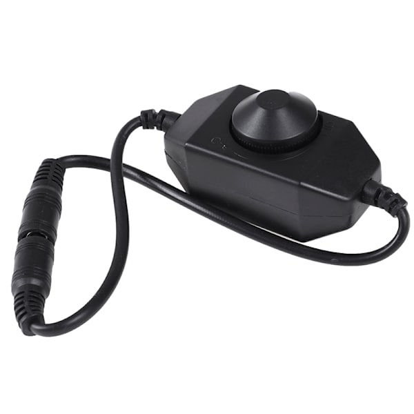 1X Dimmer Ljusstyrka Justerbar Kontroll för Led Strip Black
