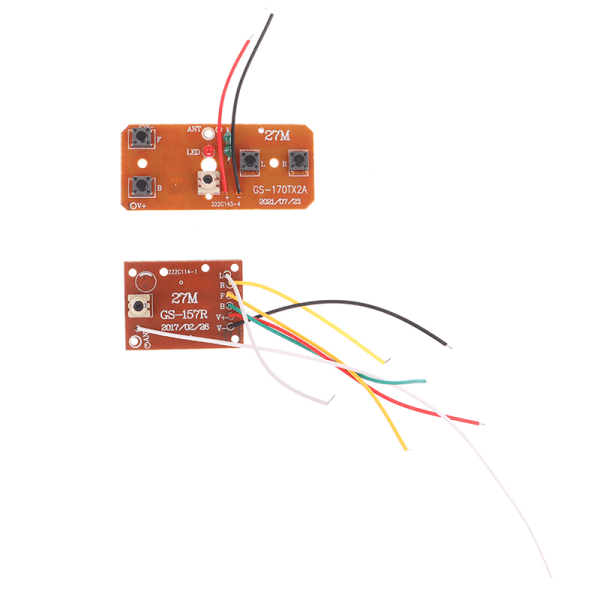 4CH RC Remote Control Circuit PCB Transmitter Receiver Board Ca