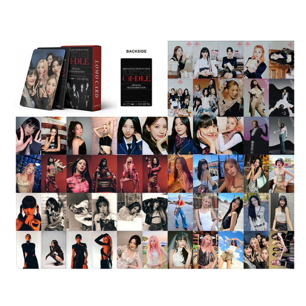 55st Mode Kpop Girls Group Album Fotokort Foto Premium A8