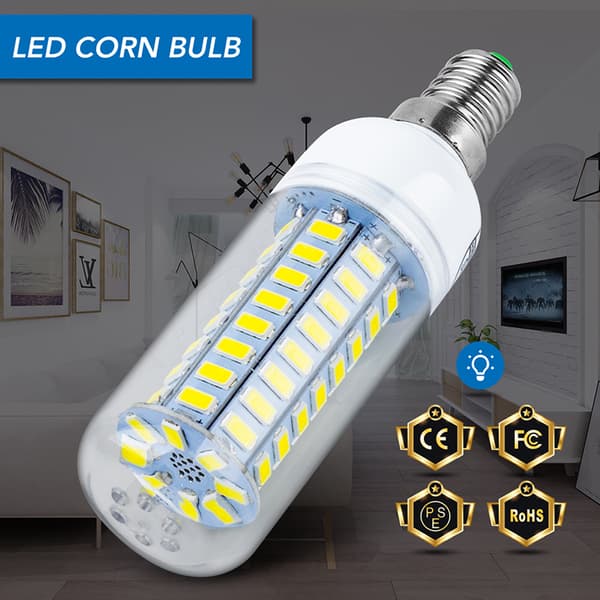 E27 E14 7W 9W 12W 15W 20W 25W 5730 SMD LED Corn Bulb Lamp Light E27&69W
