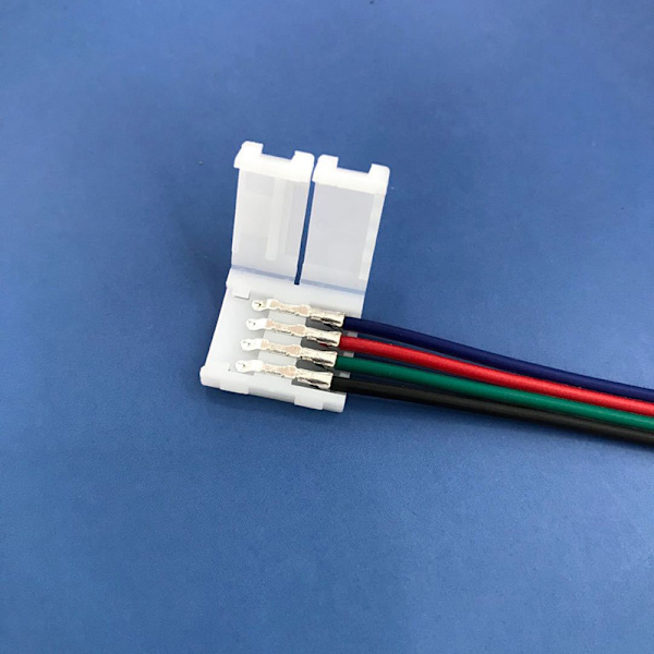 1st 4pin 10mm RGB LED Strip Connector Free Welding Connector f