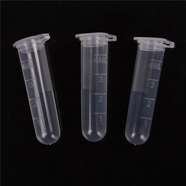 30 st 5 ml plastcentrifug laboratorieprovrörsflaska prov innehåller