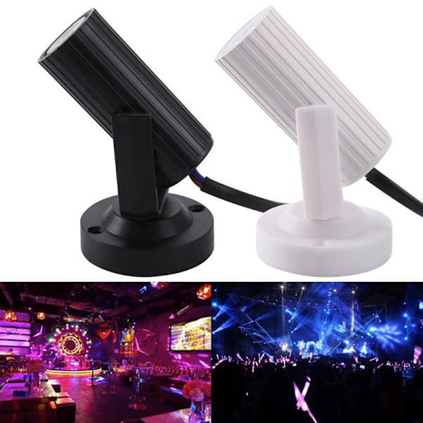RGBW 1W LED-scenbelysning Spin Pinspot Light Beam Spotlight Pa Multicolor