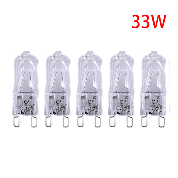 5st G9 220V LED-lampa 18W 28W 33W 35W halogenlampa Super ljusstark 33W