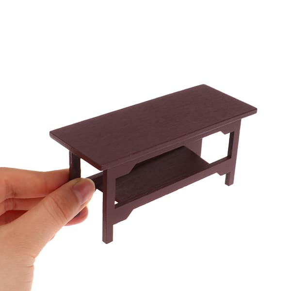 1Pc 1/12 Dockskåp Kök Rumsmöbler Matbord Träbord för
