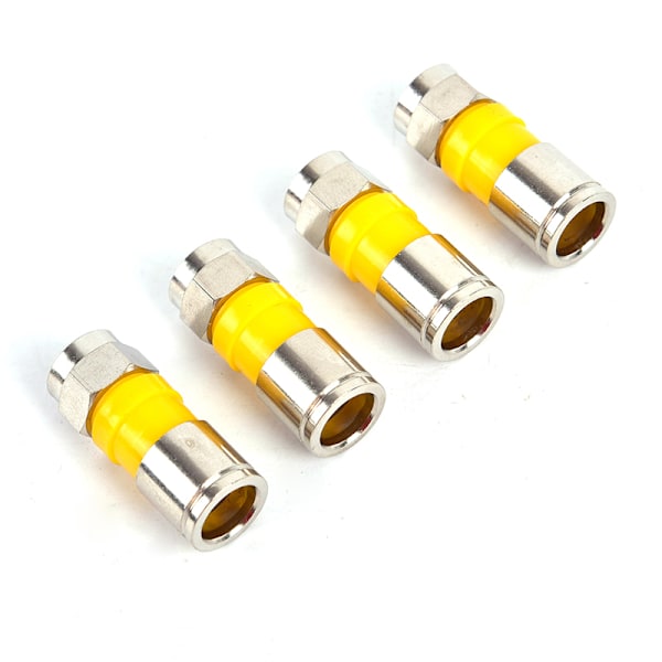 10st RG6 F Typ Kompression 2,8cm Snap Seal Plug Connector Wat