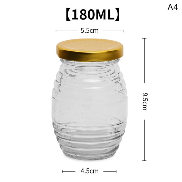 35/120/180ML Picknick Spice Glasflaska Transparent Glas Honung A4