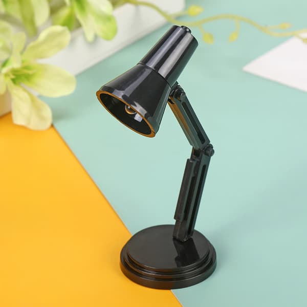 Vikbar LED-bordsbok läslampa Notebook Laptop Night Light Black
