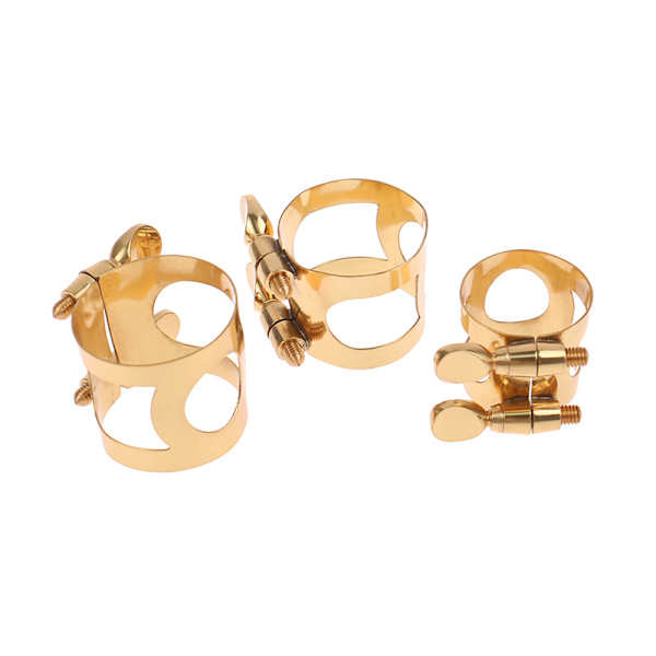 Sax Saxofon Munstycke Ligature Clip Clim Durable Fastener C Soprano