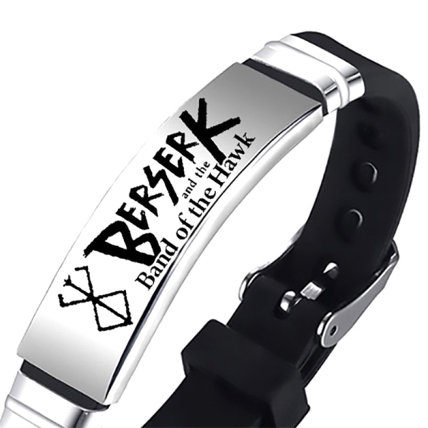 Anime Berserk Symbol Rostfritt stål Armband Svärd Justerbar A1