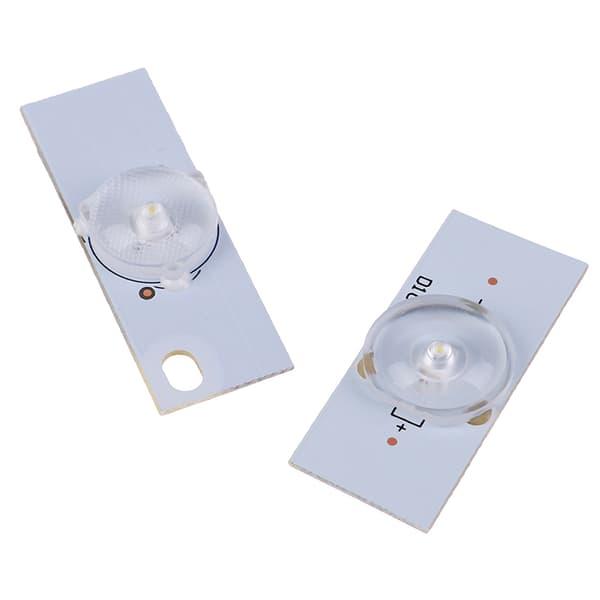 20st 3V 6V SMD lamppärlor med optisk linsfliter för 32-65 i 3V