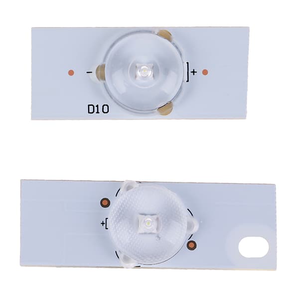 20st 3V 6V SMD lamppärlor med optisk linsfliter för 32-65 i 3V