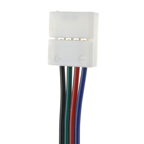 1st 4pin 10mm RGB LED Strip Connector Free Welding Connector f
