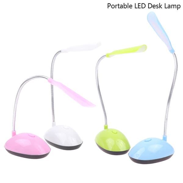 Bordslampa för sovrum LED Skrivbord Study Book Lights Sänglampa White
