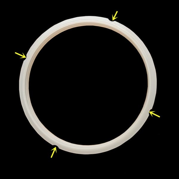 18-24 cm silikonbyte genomskinlig packning Hemma tryckkokare 20CM