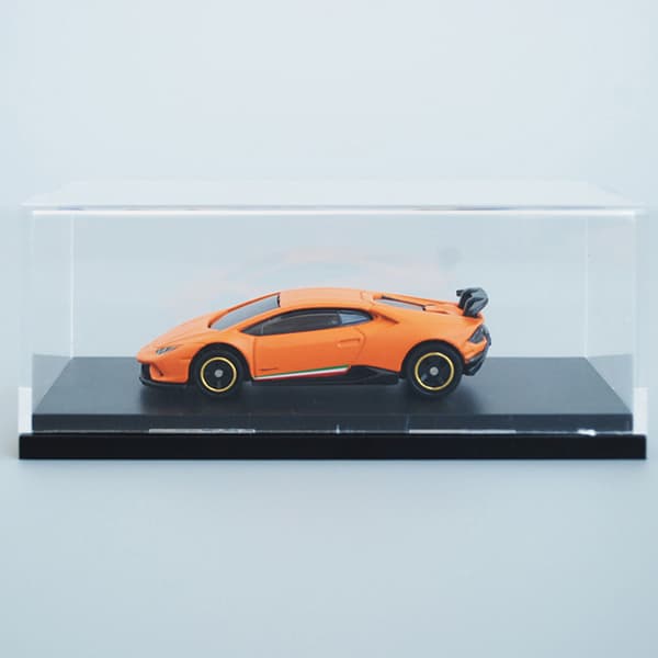 1 st Acrylic Display Case passar för 1:64 Mini Size Dammtät Clea