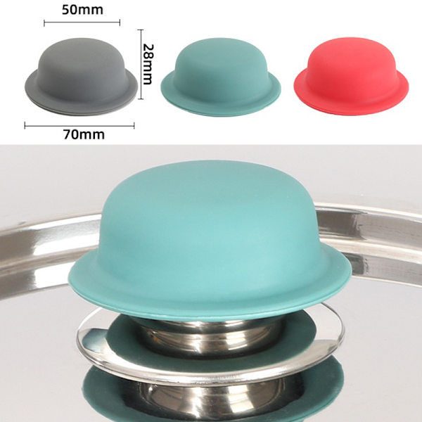 1/2st Universal Lock Cover Grip Knopp Handtag Byte Kök Blue A