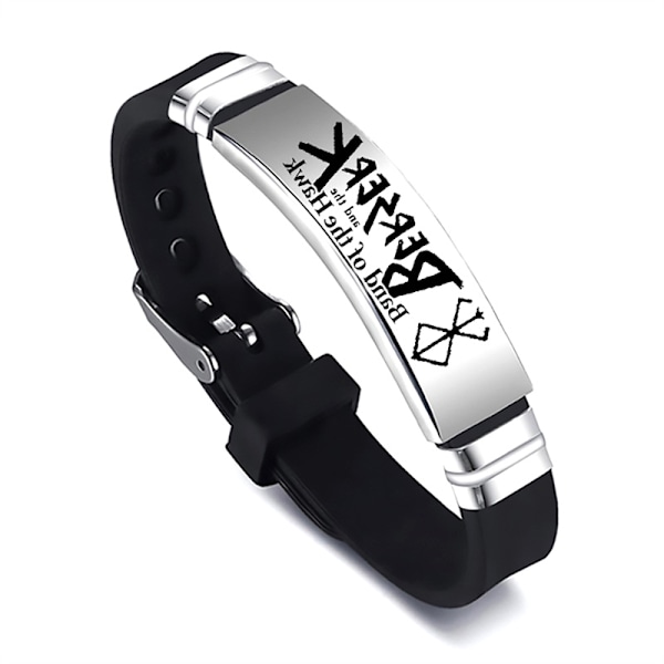Anime Berserk Symbol Rostfritt stål Armband Svärd Justerbar A2
