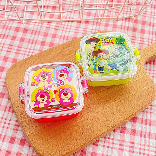 Lunchbox Barn Tecknad Bento Box Mikrovågsugn Snack Innehåll Light green