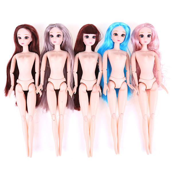 30CM BJD Docka Vackra Princess Dolls Dockhuvud DIY Hårdocka A2