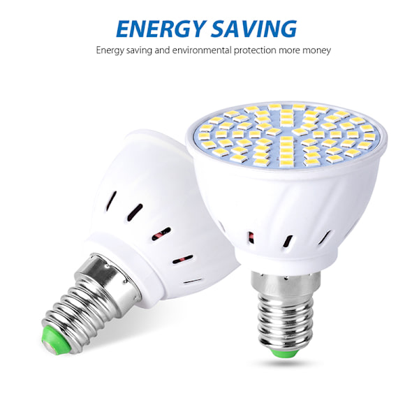 110V 220V LED-odlingslampa E14 MR16 GU10 E27 Full Spectrum Gro E27 Warm White