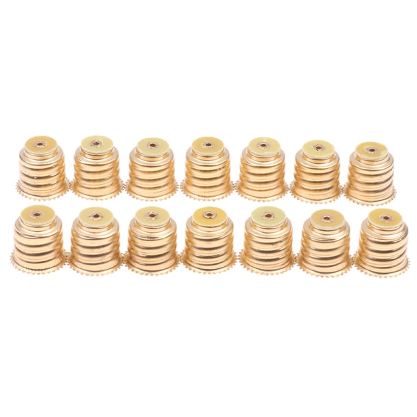 E14 Mässing Lacy Lamphållare Light Beads Bases Screw Type Bulb Co