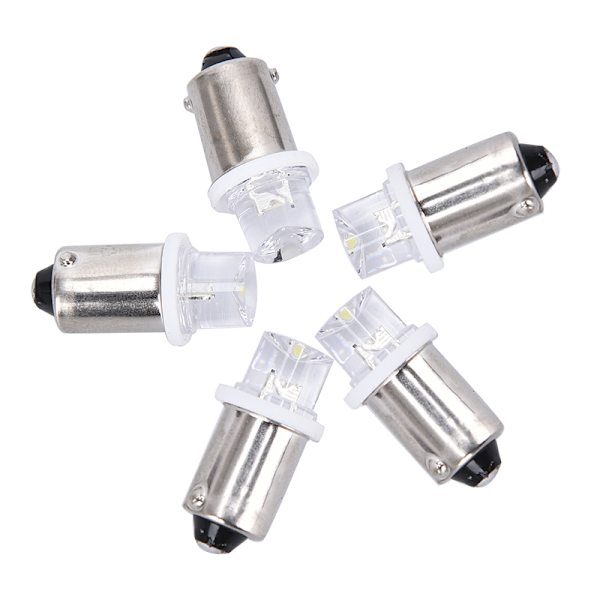 5st BA9S LED-indikatorlampa Nummerskylt Lampa Instrumentlampa DC12V