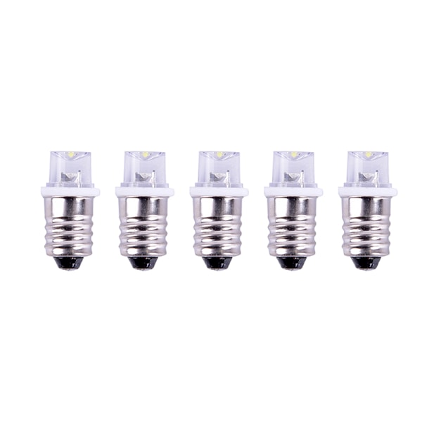 5st/ set E10 LED-lampa DC 3V 4,5V Instrument Glödlampa Indikatorlampa 3V