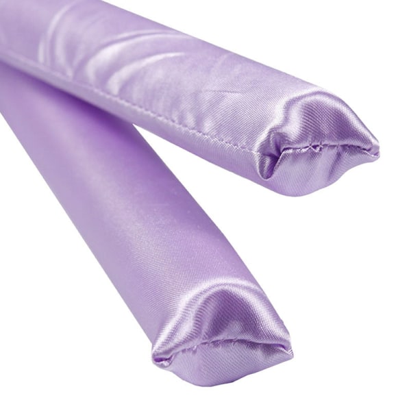 Återanvändbar värmelös locktång Curling Pannband med lockigt hår Purple
