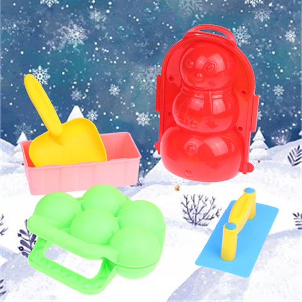 Snowball Maker Clip barn utomhus vinter snö sand form verktyg A10