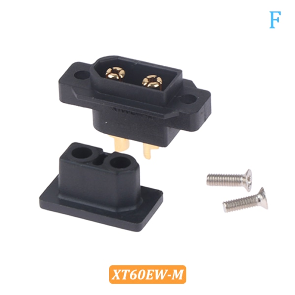 Monterbar kontakt XT60E XT90E EC5E EC8E med cover Hög ström XT F
