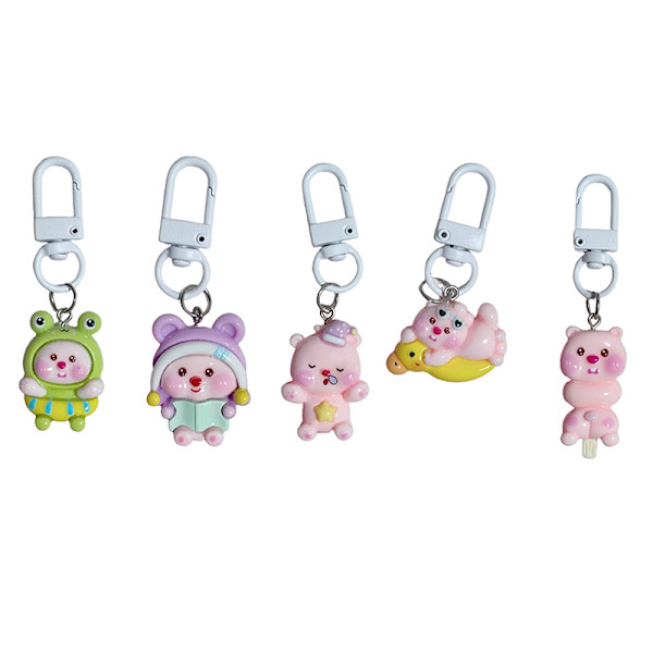 e Cartoon Anime Nyckelring Student Ryggsäck Case Pendan A5