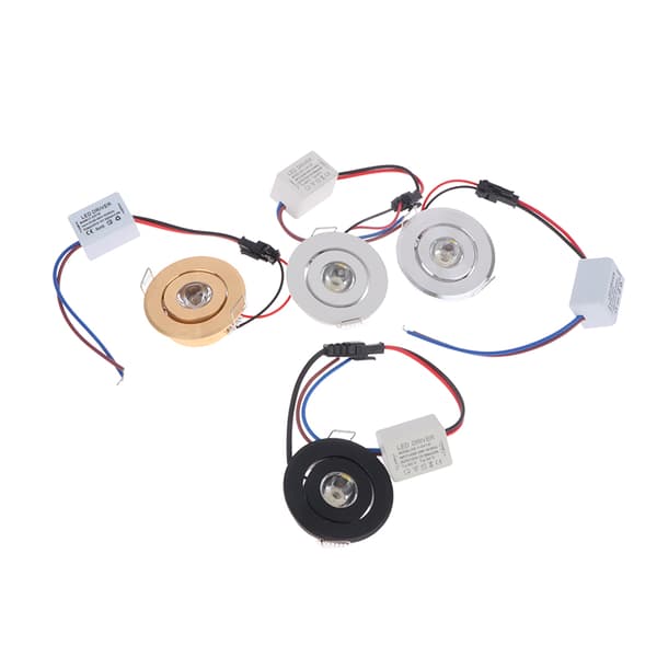 Mini Led Down Light 3W 1W Dimbar Spot Light Infälld Light C 3(white 1W light 3)