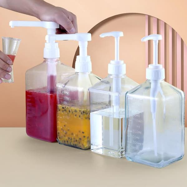1600 ml kaffesirapsdispenser Multifunktionshonungssås Ketchu E