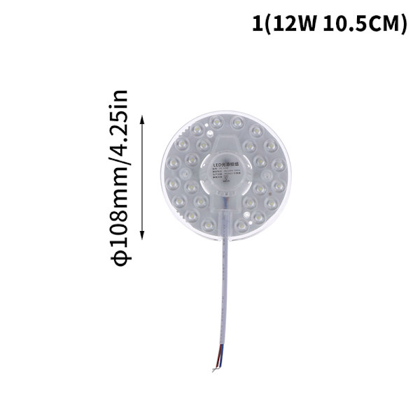 12W 18W 24W 36W LED Ring PANEL Cirkelljus Takbräda cirk 1(12W 10.5CM)
