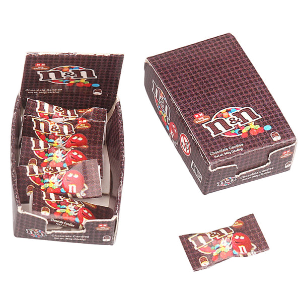 1Set 1:12 Dockhus Miniatyrchokladkaffe m/förpackningslåda Sn D