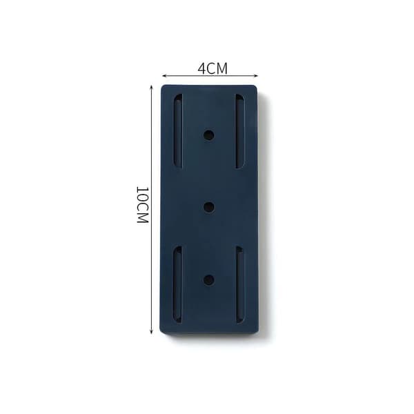 Väggmonterad Plug Fixer Sticker Stansfri Home Self-Adhesive S Orange