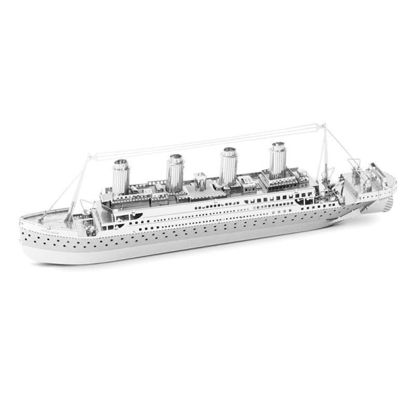 Färg Titanic Pussel Kryssningsfartyg monterad modell Kit Barn B