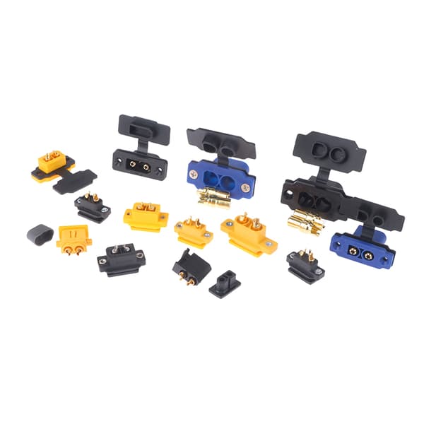 Monterbar kontakt XT60E XT90E EC5E EC8E med cover Hög ström XT M